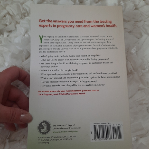 Your Pregnancy & Childbirth Month by Month Book American College of Obstetrician - Picture 10 of 13